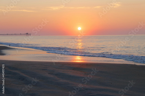 Sunrise on beach  © msteve4770