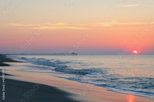 Sunrise on beach 