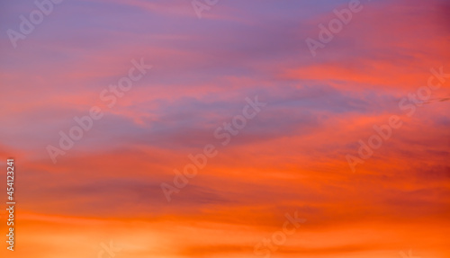 Beautiful view blue with party cloudy sky natural outdoor environment background.