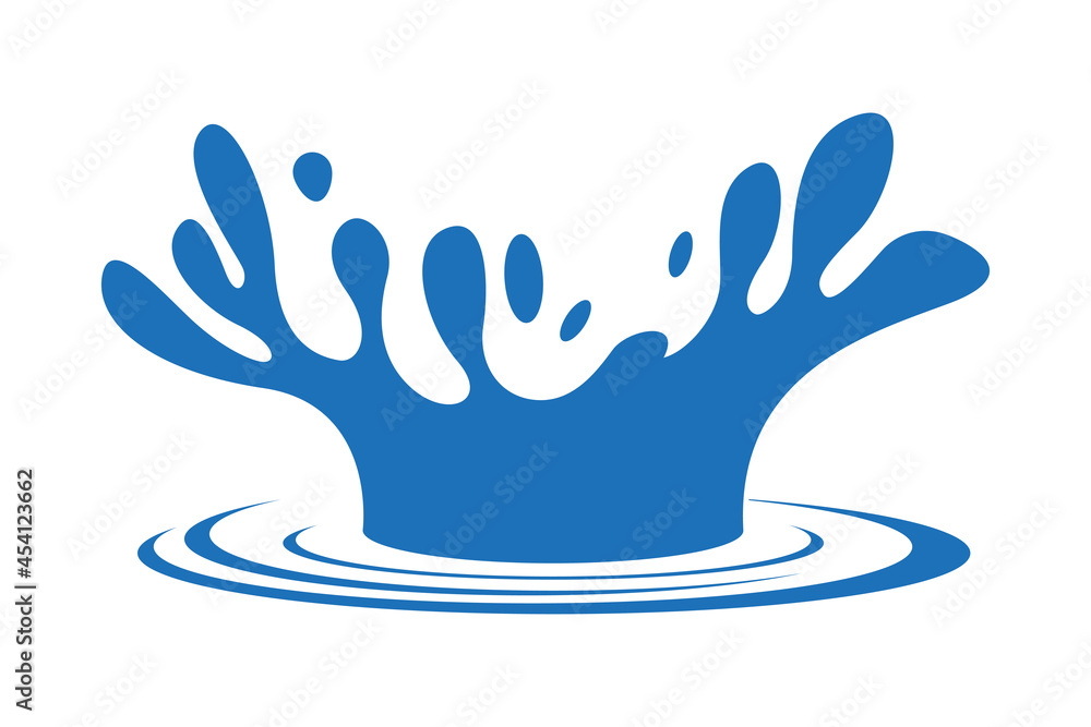 Splashing from a drop of water Splashing from a drop of water