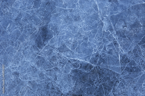 blue ice texture background © Olga Burmistrova