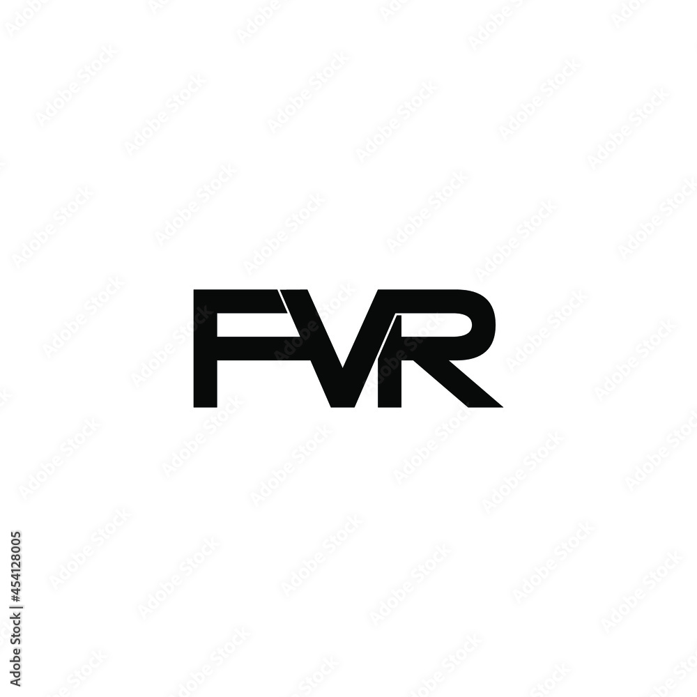 fvr initial letter monogram logo design fvr initial letter monogram logo design