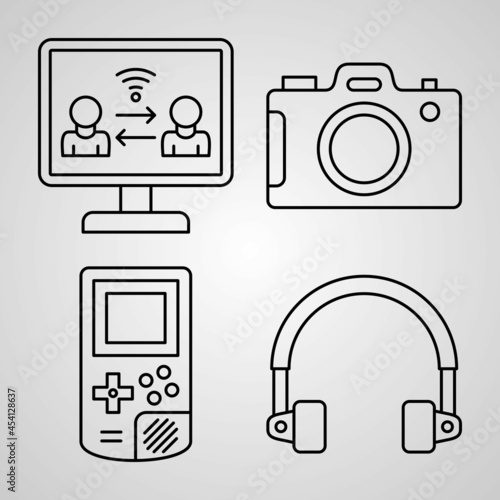 Technology Icon Set Vector illustration EPS