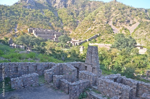  16th-century old haunted Bhangarh fort,alwar,rajasthan,india