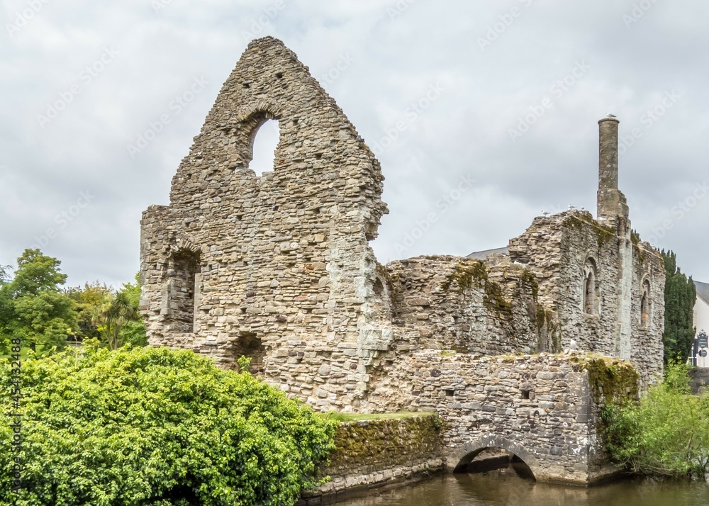 The Norman House in Christchurch Dorset England a rare example of Norman domestic architecture built within the walls of the Castle
The Norman House in Christchurch Dorset England a rare example of Norman domestic architecture built within the walls of the Castle
