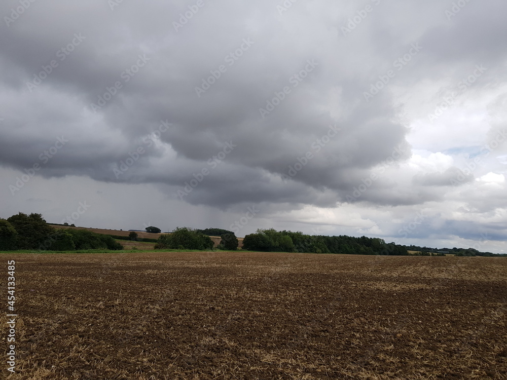 Harvest time, Suffolk fields