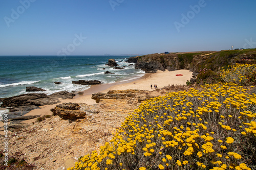Samoqueira Beach located on the Alentejo coast in Sines , Portugal photo