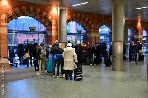 London; England - november 24 2018 : Saint Pancras train station