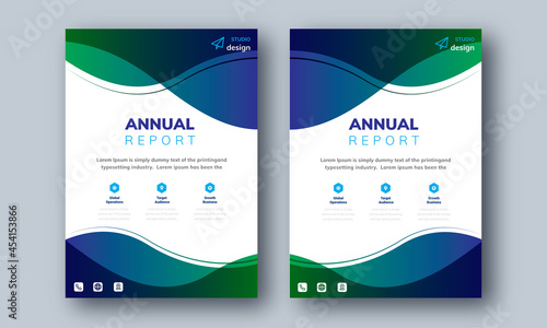 Annual Report Layout Design Template. Corporate Business flyer Background,  Catalog, Cover, Booklet, Brochure, Magazine, Poster, Corporate Presentation, Portfolio, Flyer, Banner, Website, Etc Concept 