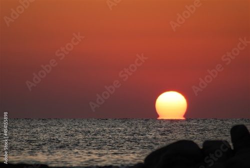 Sunrise over the sea. Sardinia, Italy © murasal