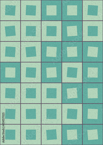 Abstract Geometric Pattern generative computational art illustration