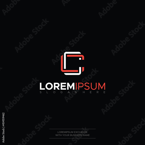 Letter CC Logo Initial creative design template Design logo