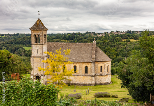 19th century St Luke's Church in Frampton Mansell, The Cotswolds, England, United Kingdom photo