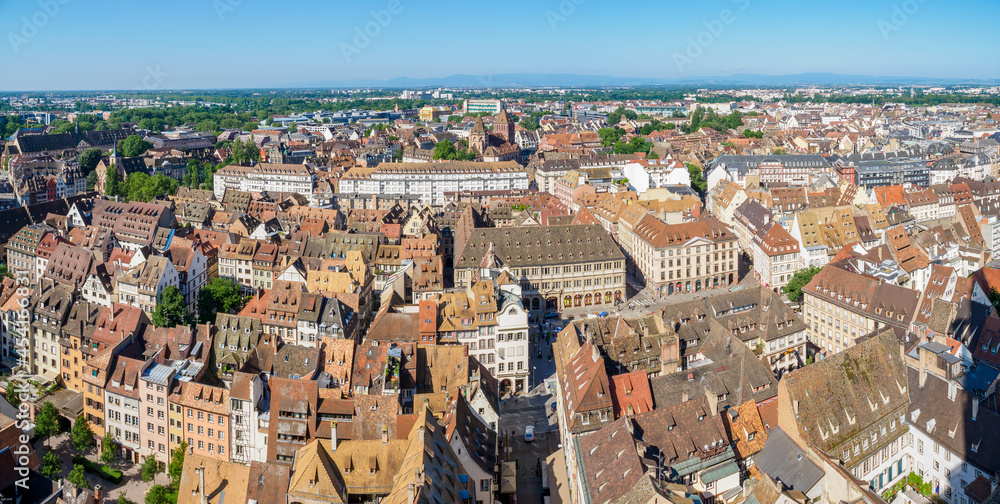 Strasbourg, view of the old Town, France