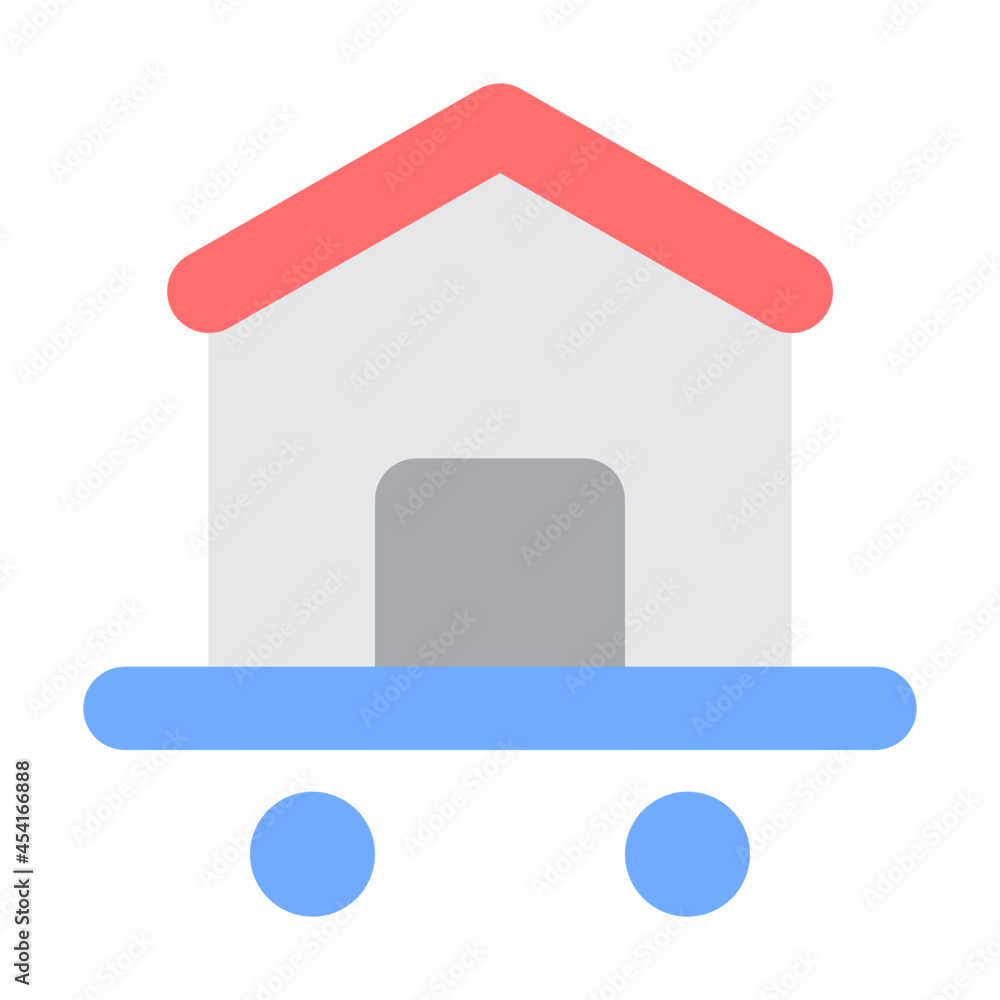 House Relocation icon illustration House Relocation icon illustration