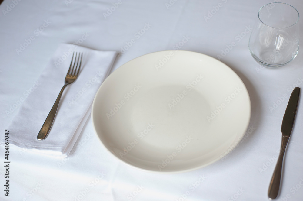Plate on table, served
restaurant Plate on table, served
restaurant