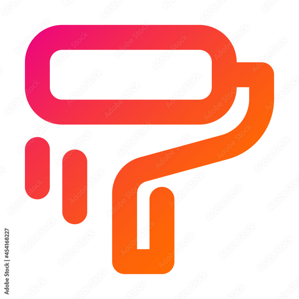 Home Paint icon illustration Home Paint icon illustration