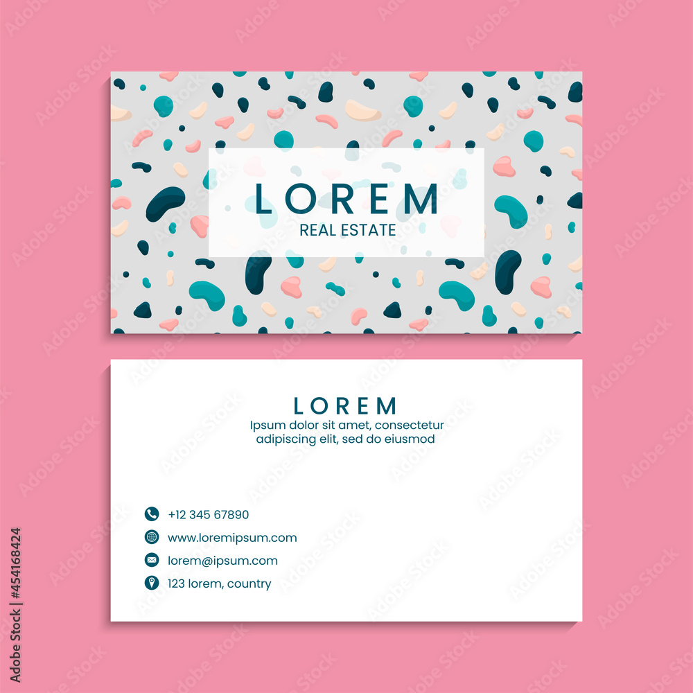 Business Card Set. Vector illustration. EPS10 Business Card Set. Vector illustration. EPS10