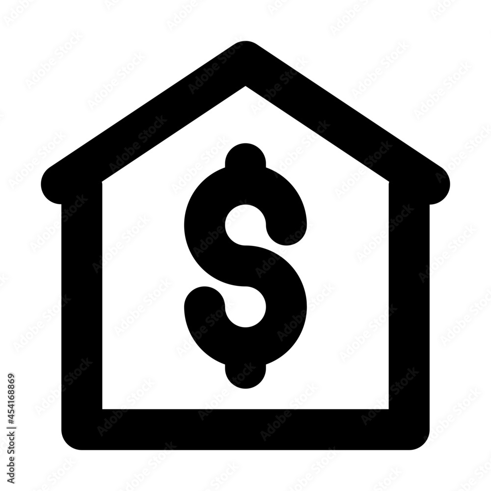 Home Price icon illustration Home Price icon illustration