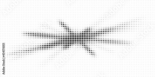 Halftone texture with dots. Vector. Modern background.