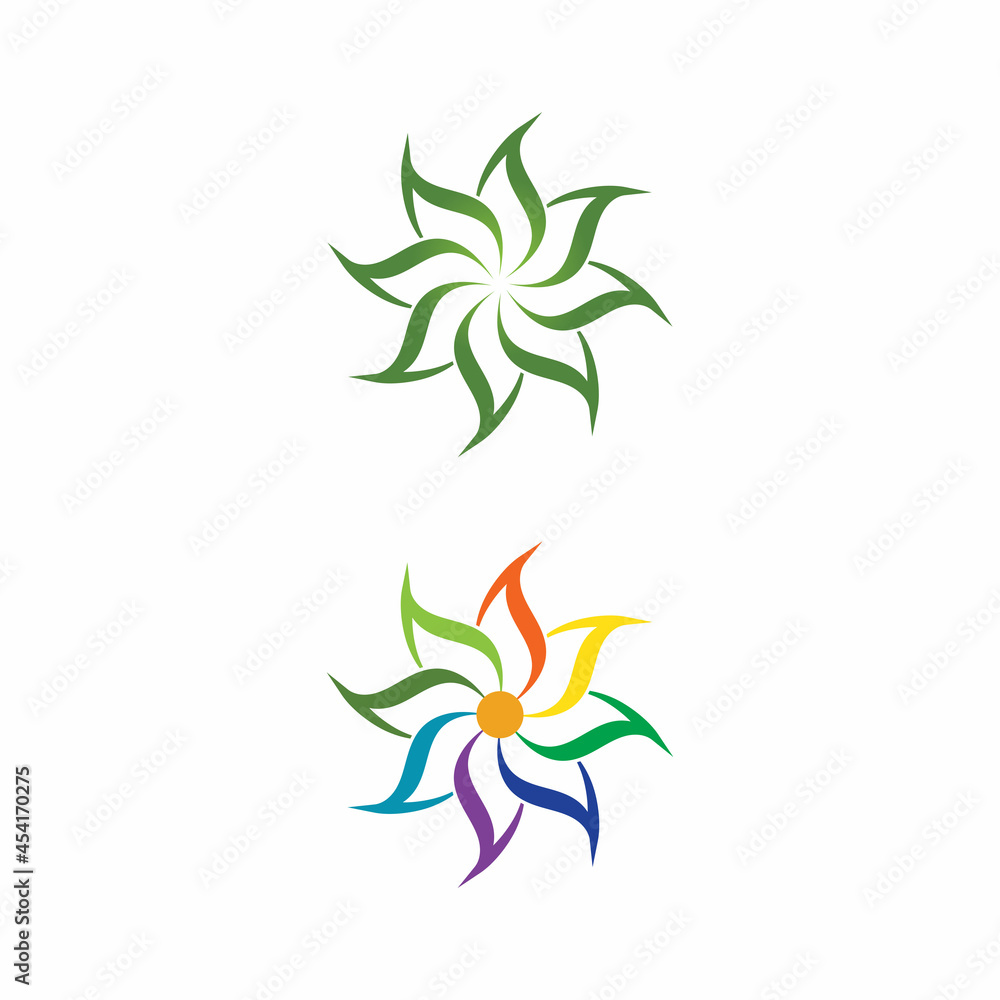 Leaf icon Vector Illustration design Logo template Leaf icon Vector Illustration design Logo template