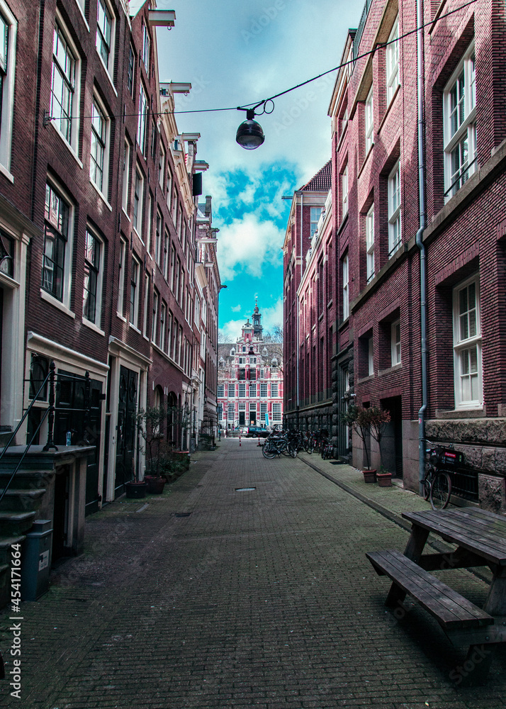 Fototapeta premium street in the town