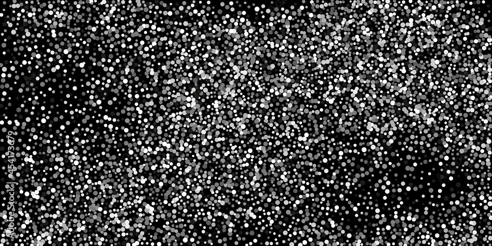 Silver shine of confetti on a black background. Luxury festive background. Decorative element. Element of design. Vector illustration, EPS 10. Silver shine of confetti on a black background. Luxury festive background. Decorative element. Element of design. Vector illustration, EPS 10.