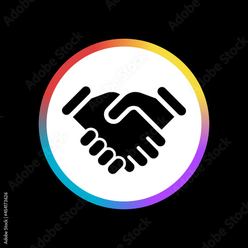 Hand-Shake - Sticker