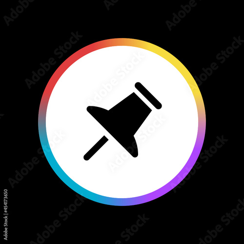 Push Pin - Sticker