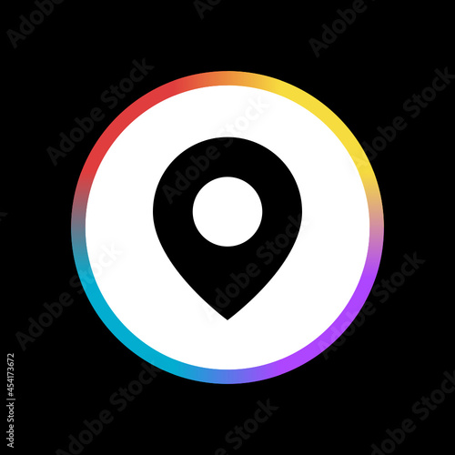 Map Point - Sticker