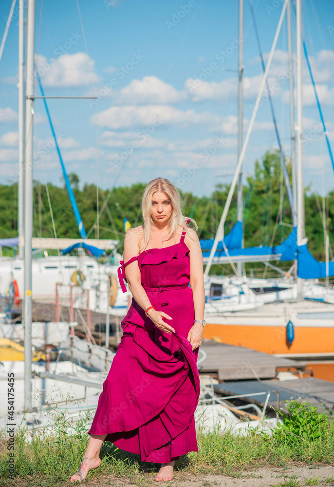 Plus size American sweet woman at nature, enjoy the life, walk at beach. Life of people xl size, happy nice natural beauty woman Plus size American sweet woman at nature, enjoy the life, walk at beach. Life of people xl size, happy nice natural beauty woman