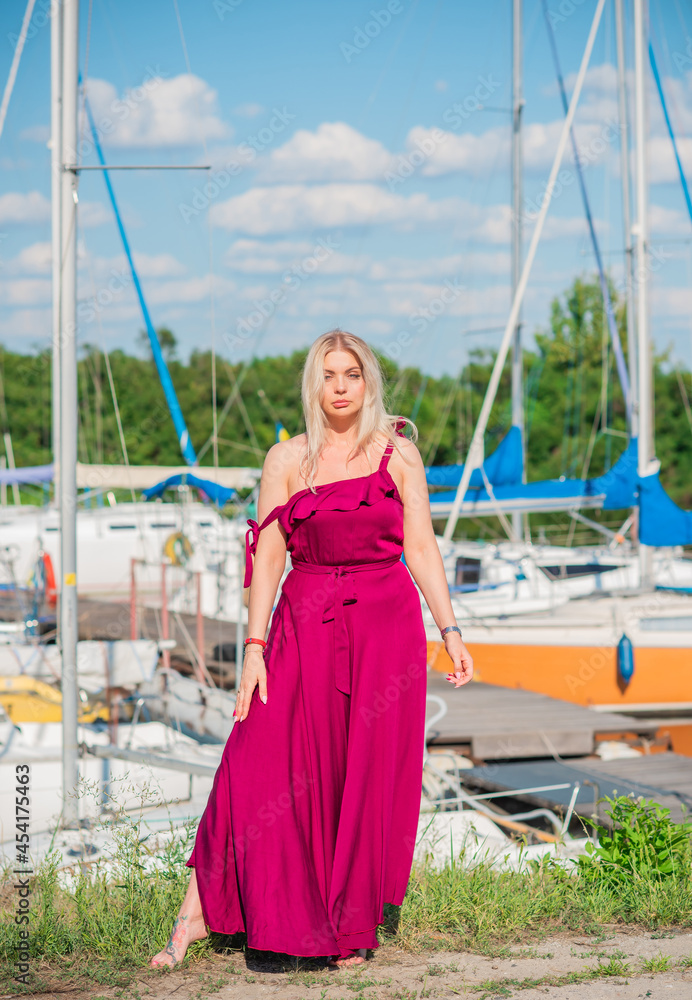 Plus size American sweet woman at nature, enjoy the life, walk at beach. Life of people xl size, happy nice natural beauty woman Plus size American sweet woman at nature, enjoy the life, walk at beach. Life of people xl size, happy nice natural beauty woman