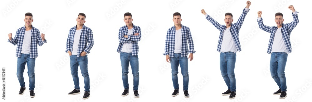 Full length portraits of young man Full length portraits of young man