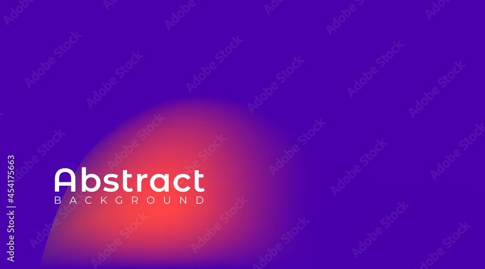 Violet and Orange Gradient Blurred Background. Abstract dark smooth gradient texture, website pattern, banner header, or sidebar vector Illustration.