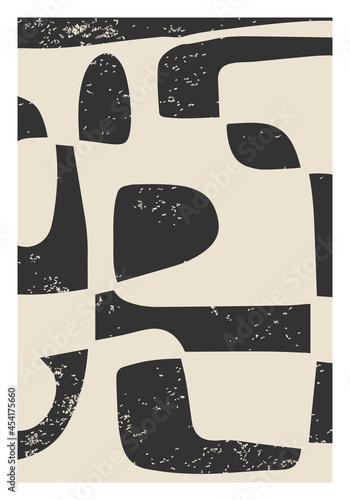 Trendy abstract aesthetic creative minimalist artistic hand drawn composition