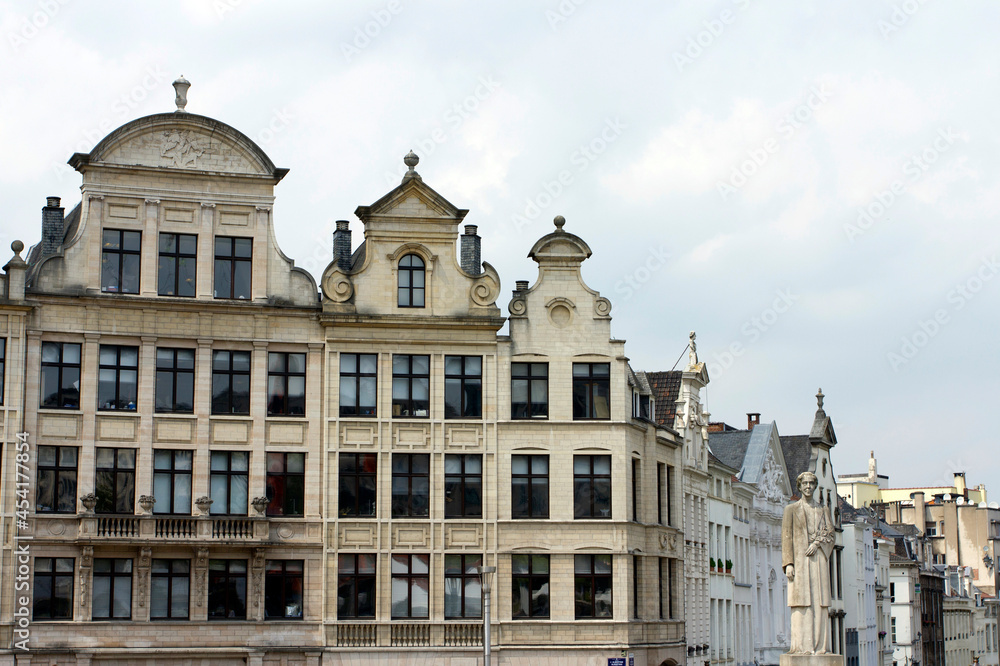 Obraz premium Buildings at Mont des arts in Brussels City Center