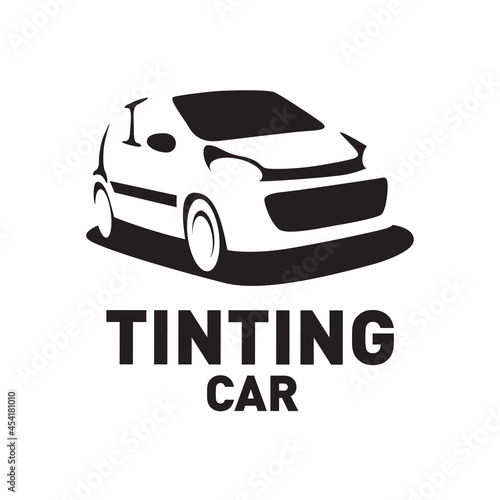 Vector logo of the car tinting service