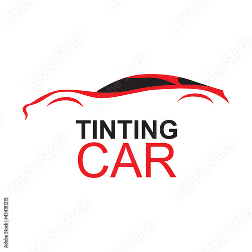 Vector logo of the car tinting service