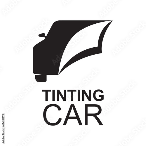 Vector logo of the car tinting service