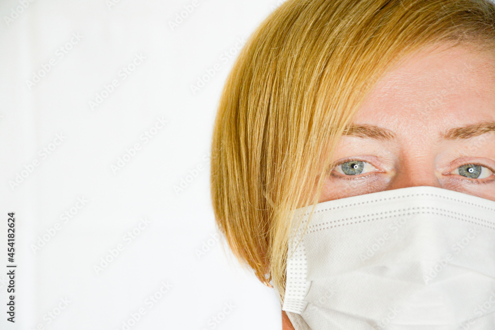 Doctor. Doctor in a mask. White background Doctor. Doctor in a mask. White background