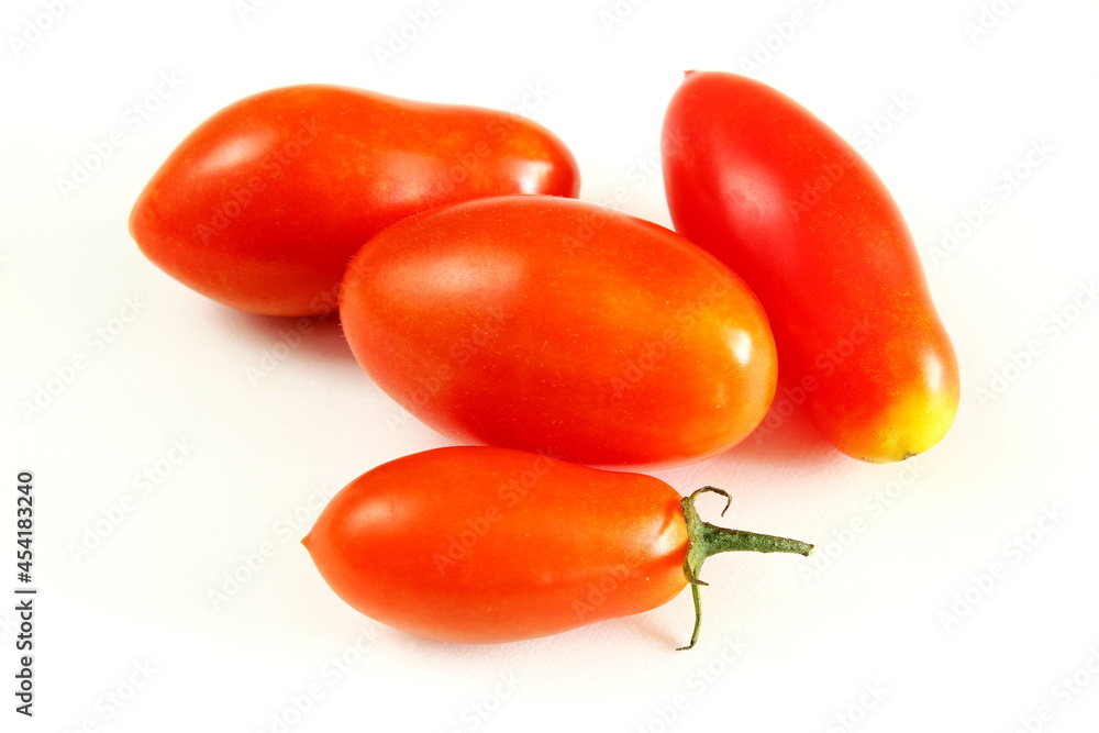 garden fresh red ripe cherry tomato in white background garden fresh red ripe cherry tomato in white background