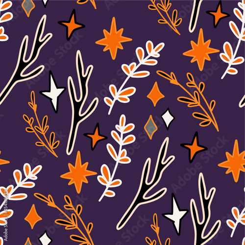 Vector bright patterns for Halloween.