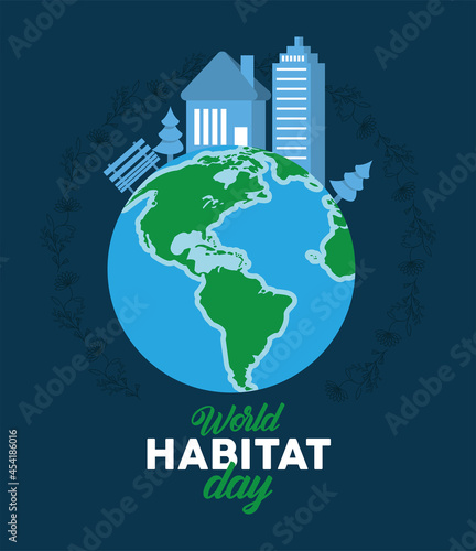 world habitat day card