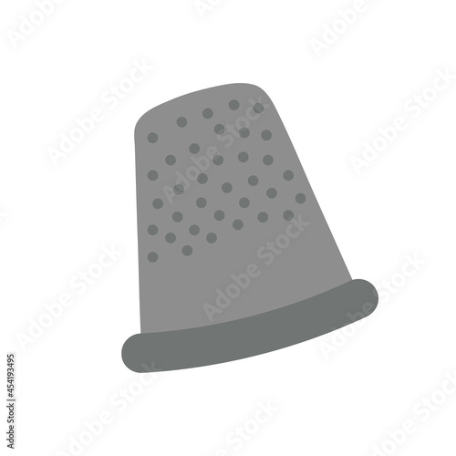 Equipment for sewing a thimble
