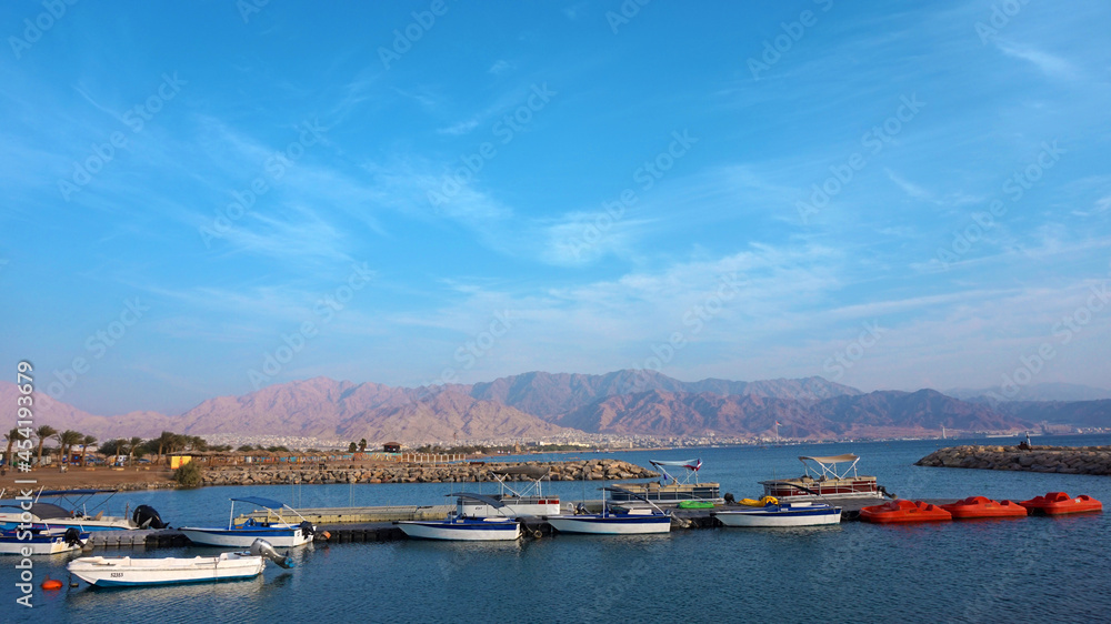    boats in the red sea 
