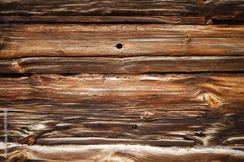 Deski drewniane poziome brązowe niejednolite