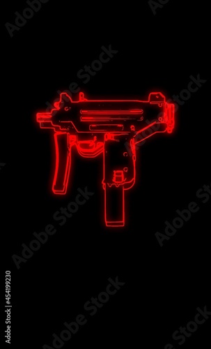 gun on fire