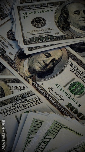 dollars on the table