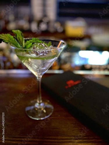 Craft whisky sour cocktail