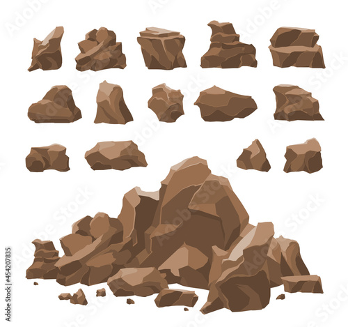 Rocks Set Realistic